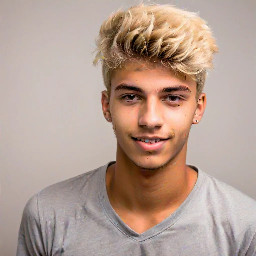 brazilian blonde guy, 20 years old, photo for a dating profile