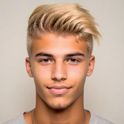 brazilian blonde guy, 20 years old, photo for a dating profile
